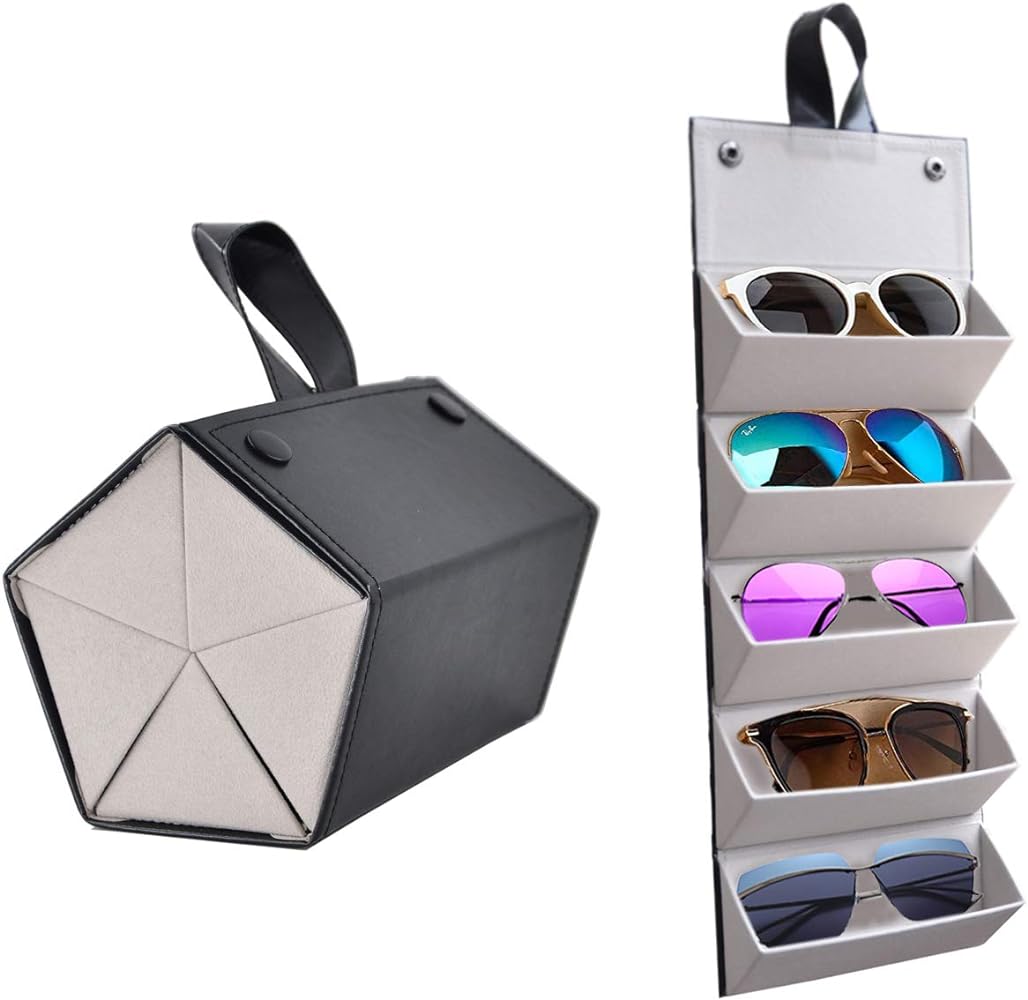 Sunglasses Holder - 5 Grids