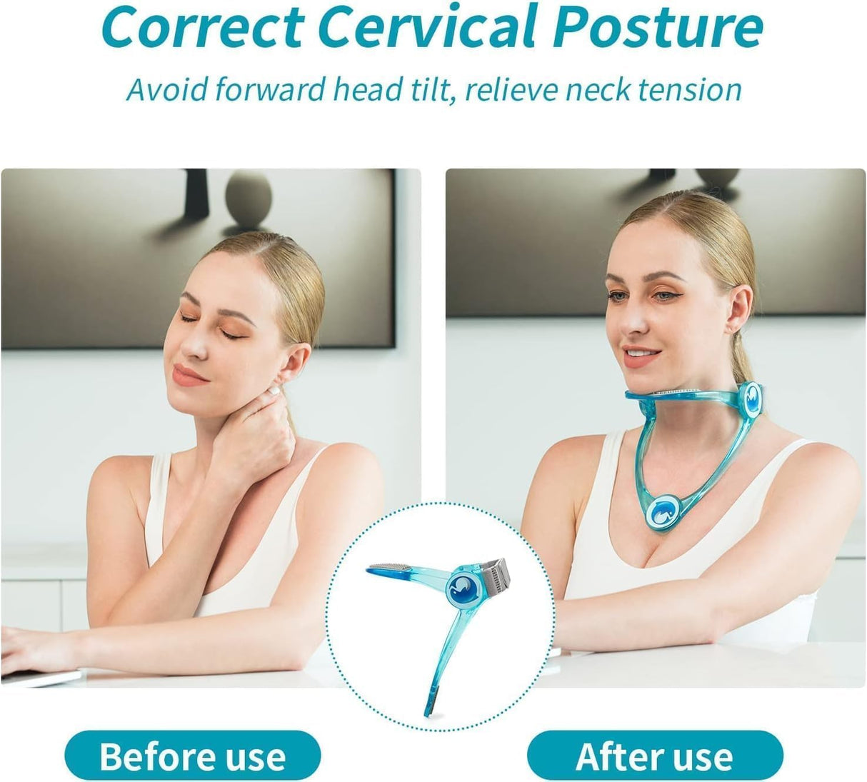 Medical Neck brace and posture adjuster
