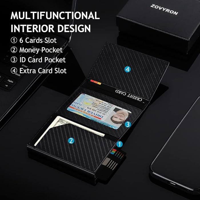 Carbon Fiber Wallet — Premium Feel for Expensive Taste