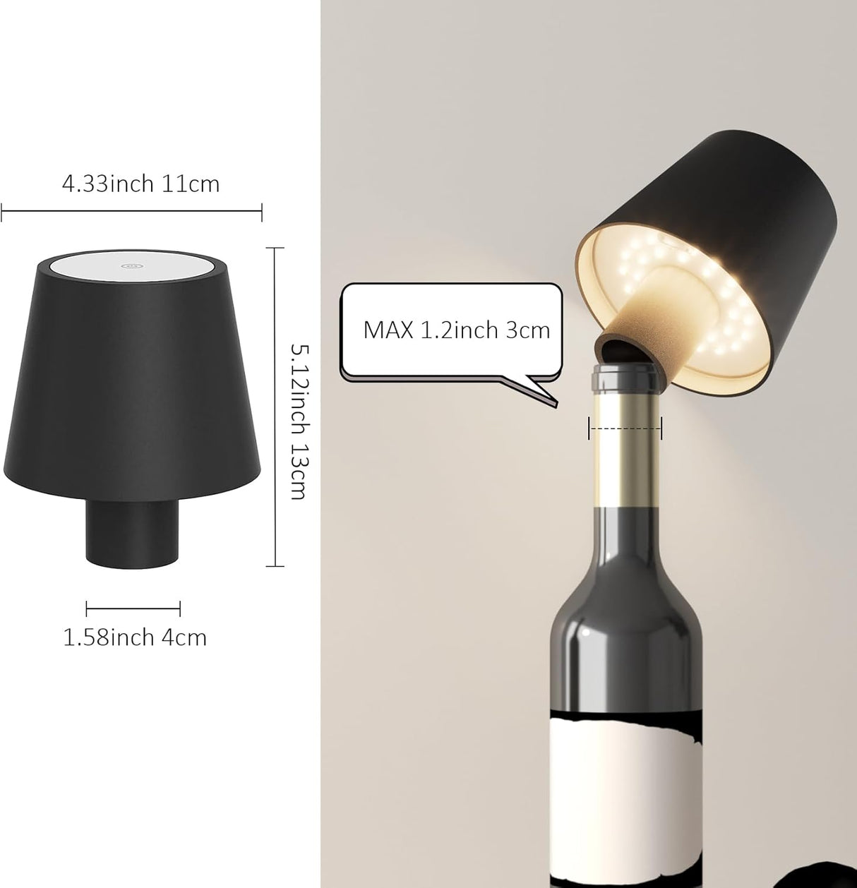 Rechargeable Bottle Lamp