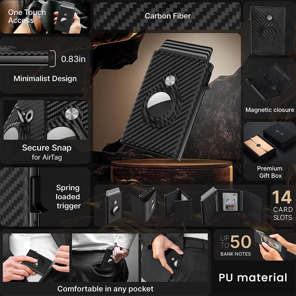 Carbon Fiber Wallet — Premium Feel for Expensive Taste