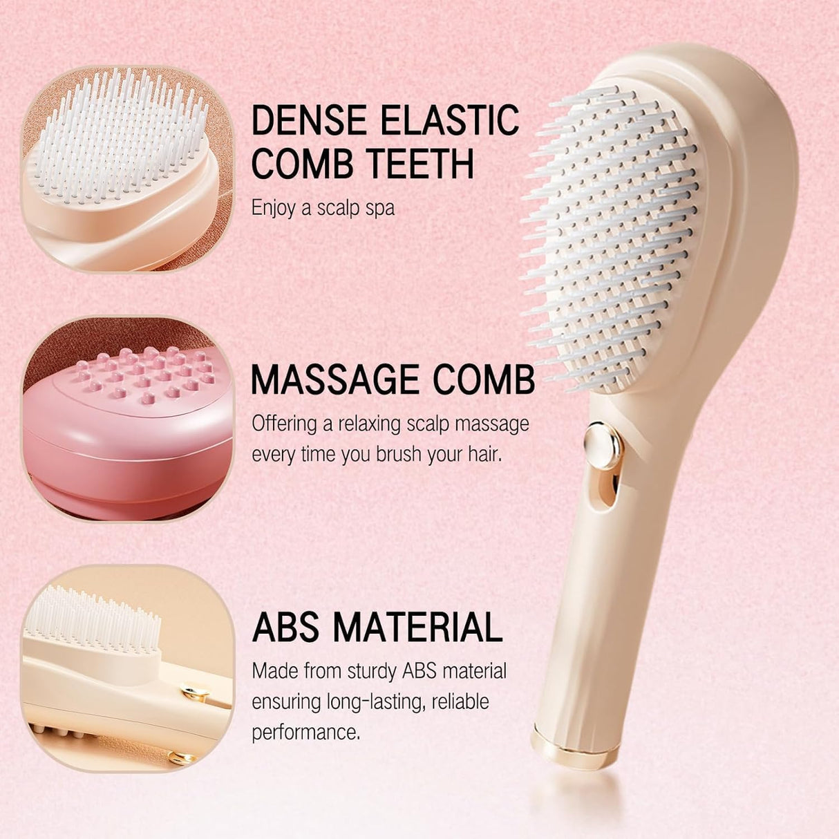 Self Cleaning Hairbrush