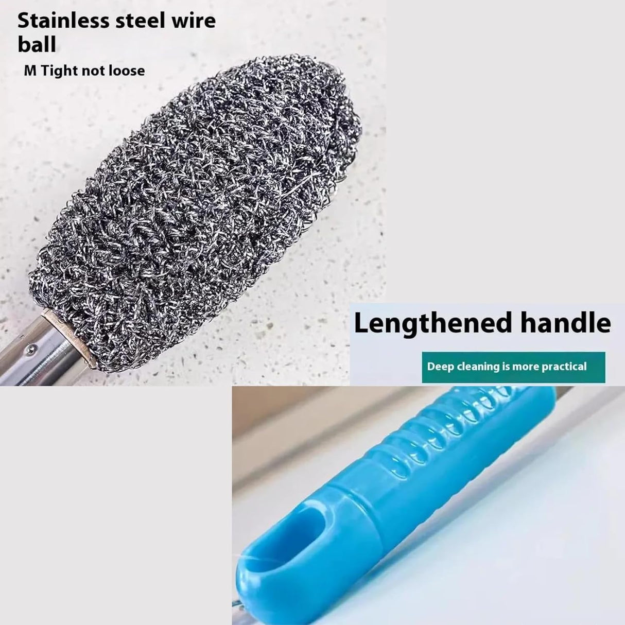 Long Handle Wool Cleaning Brush