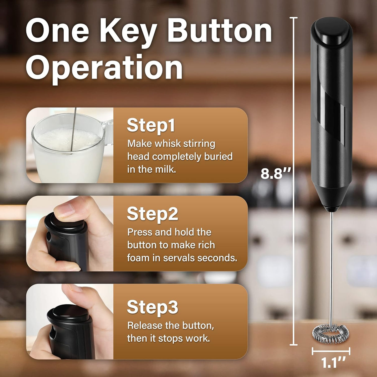 Electric Mixer Frother - TOP QUALITY