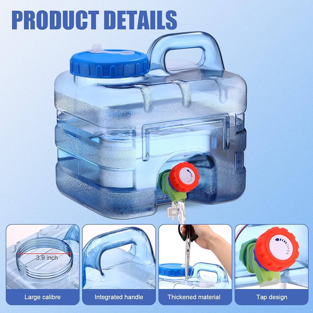 Water Gallon with Faucet