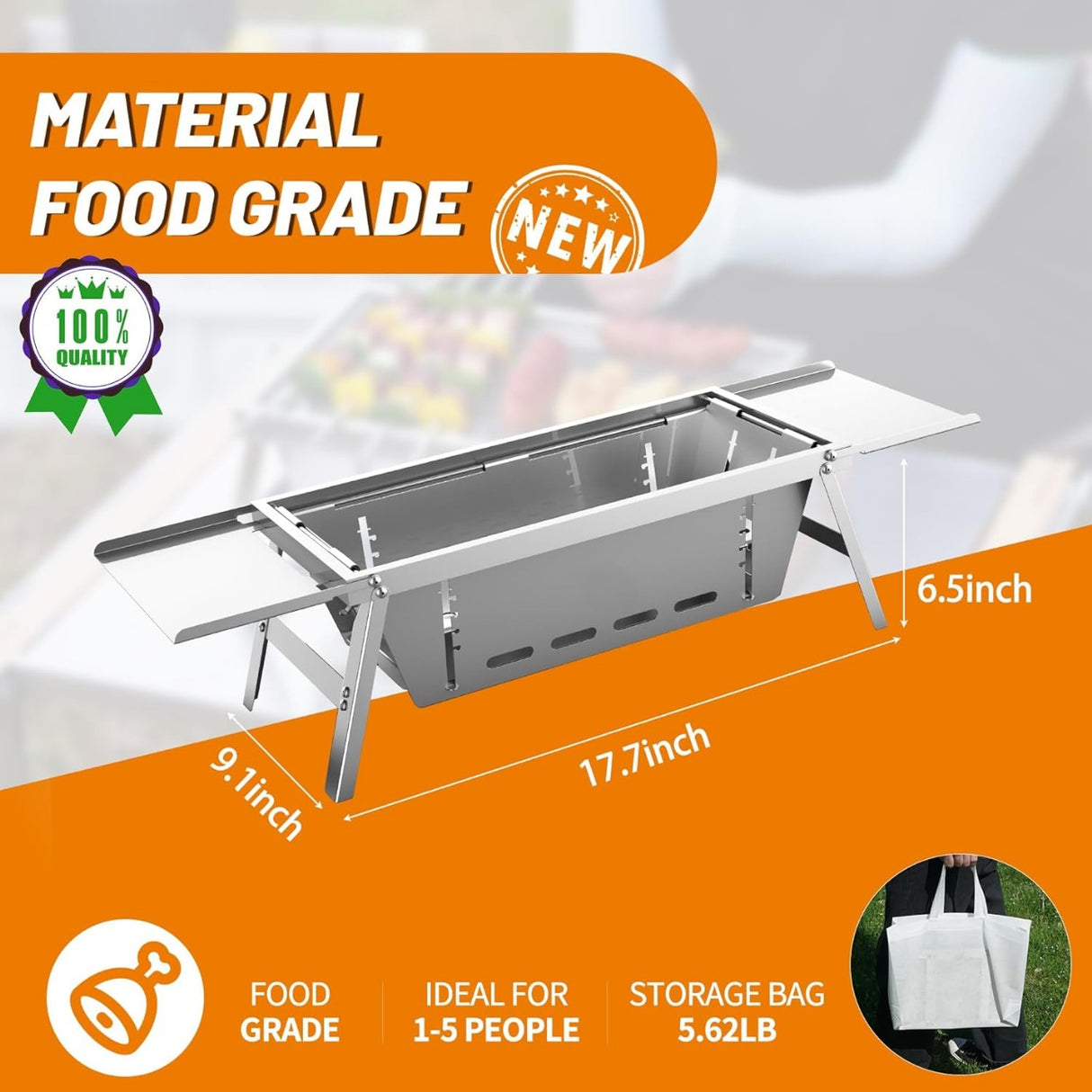 Foldable Barbecue Grill
