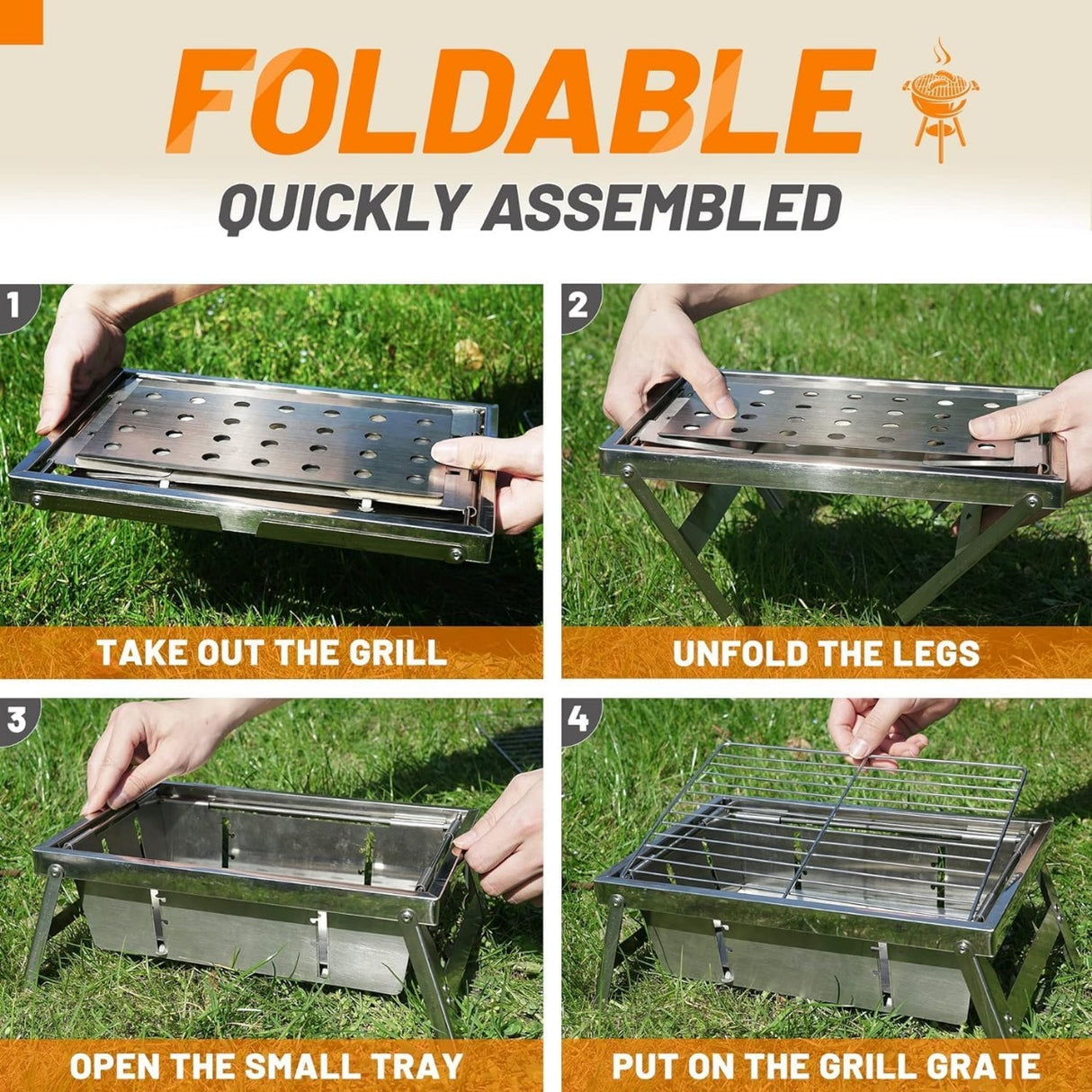 Foldable Barbecue Grill