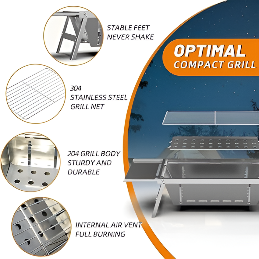 Foldable Barbecue Grill