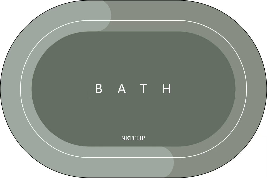 The Bathroom Mat - Instant absorption. Quick drying.