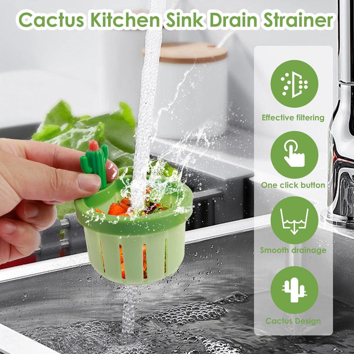 Cactus Sink Filter Basket