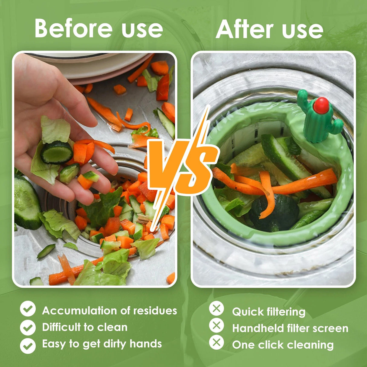 Cactus Sink Filter Basket