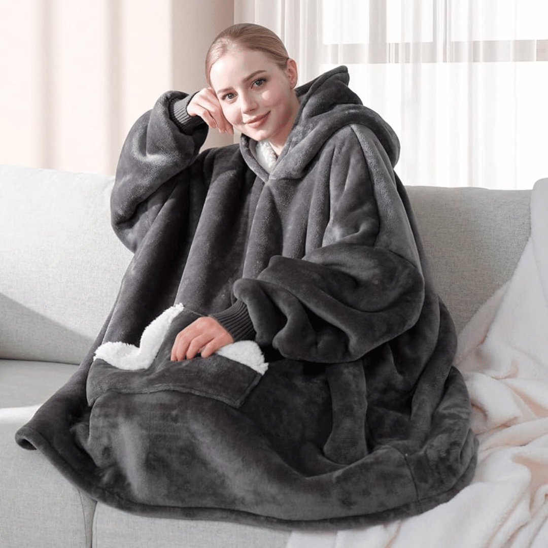 Winter Hoodie Blanket NetFlip