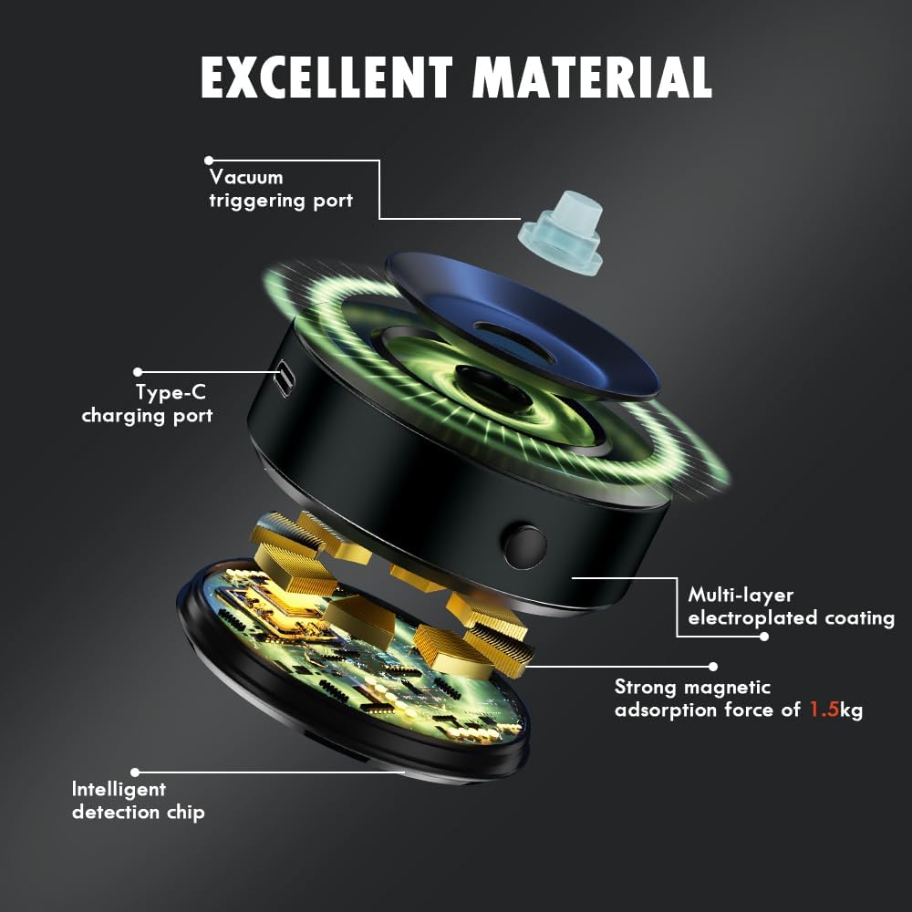 Vacuum Magnetic Phone Holder