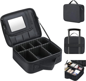 NetFlip™️ Make up Bag with LED Mirror