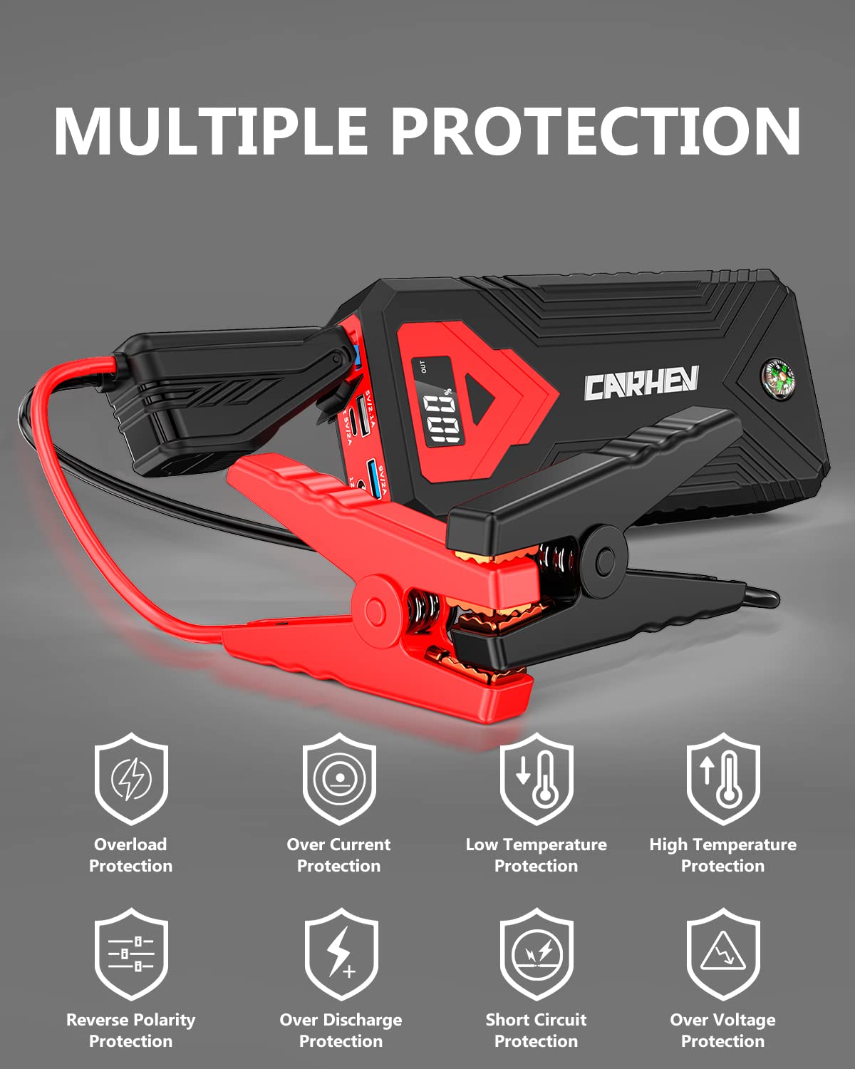 Powerful Car Battery Jump Starter