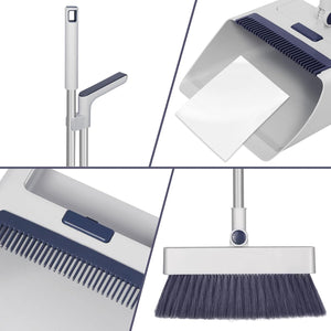 4 in 1 Cleaning Broom Dustpan Set