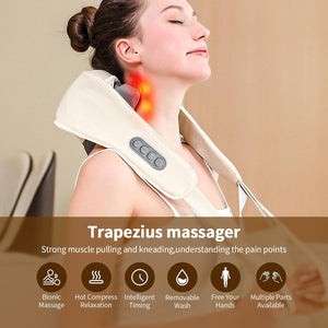 4D Neck & Shoulder Massager – Deep Relief at Home