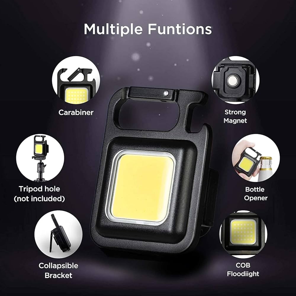 Waterproof LED Light Keychain