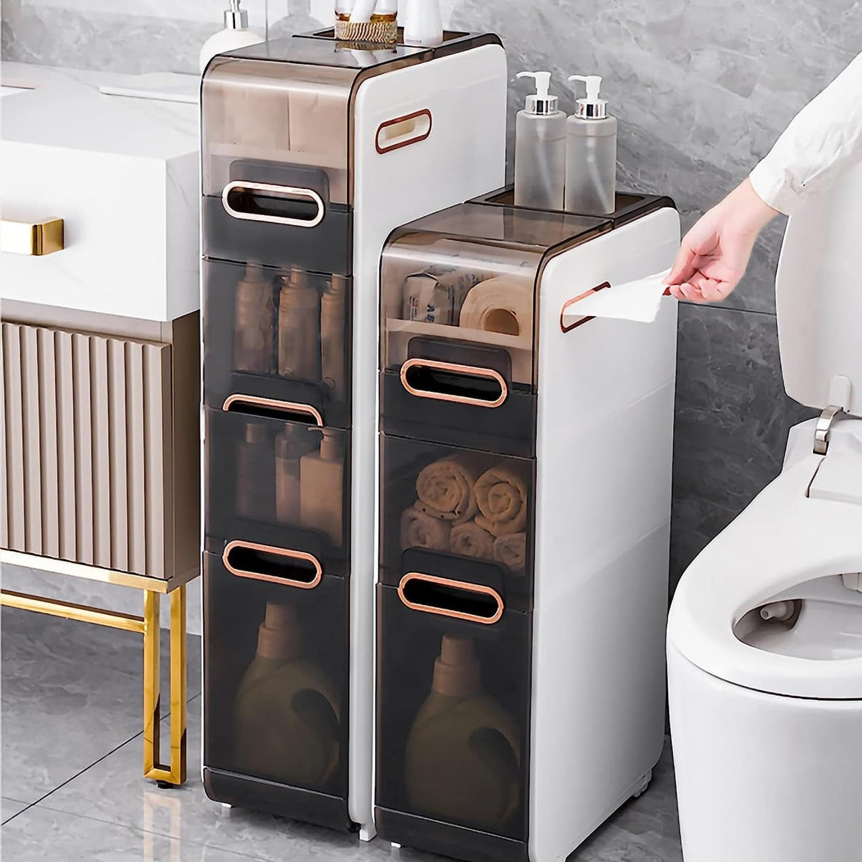 Modern Storage Cabinet Organizer