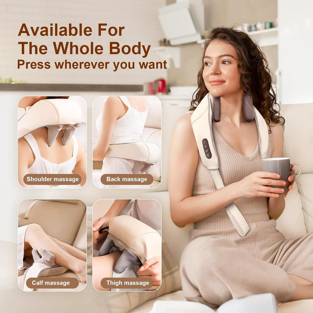 4D Neck & Shoulder Massager – Deep Relief at Home