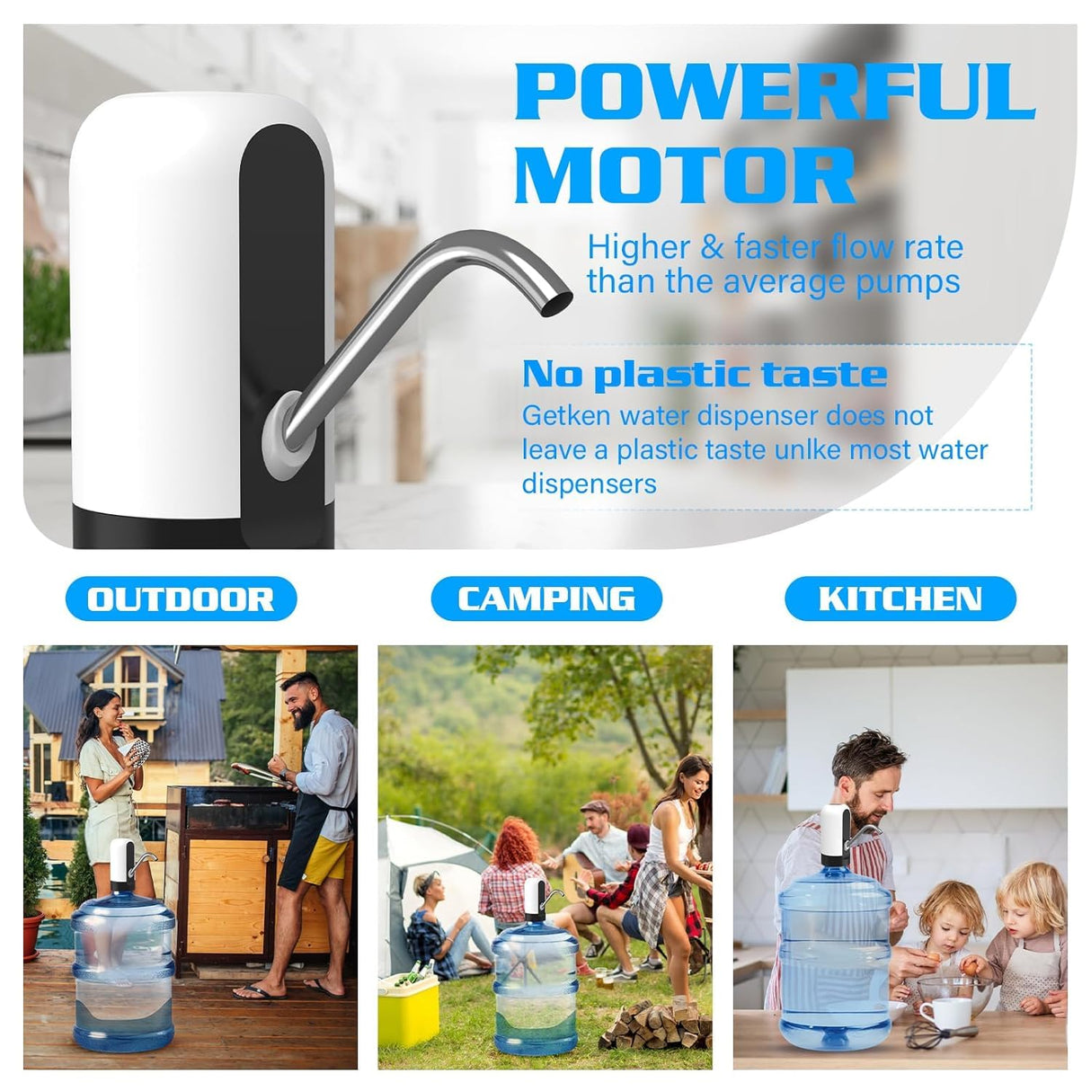 Rechargeable Water Pump