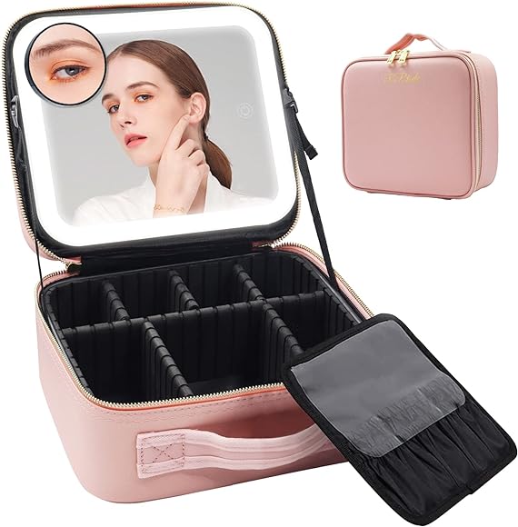 NetFlip™️ Make up Bag with LED Mirror