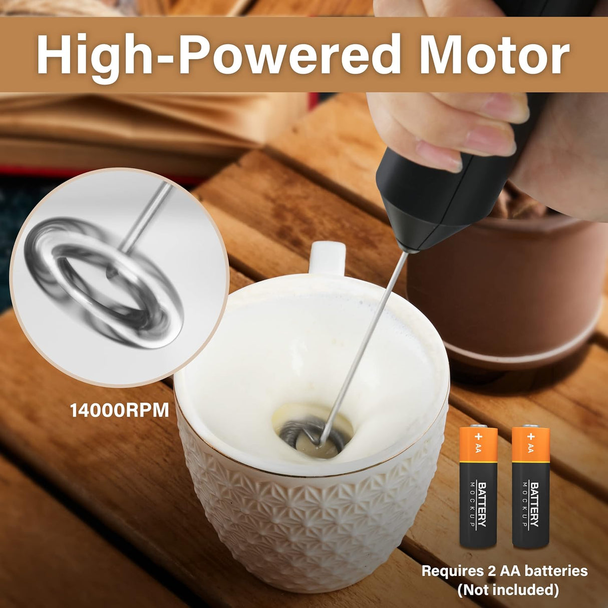 Electric Mixer Frother - TOP QUALITY
