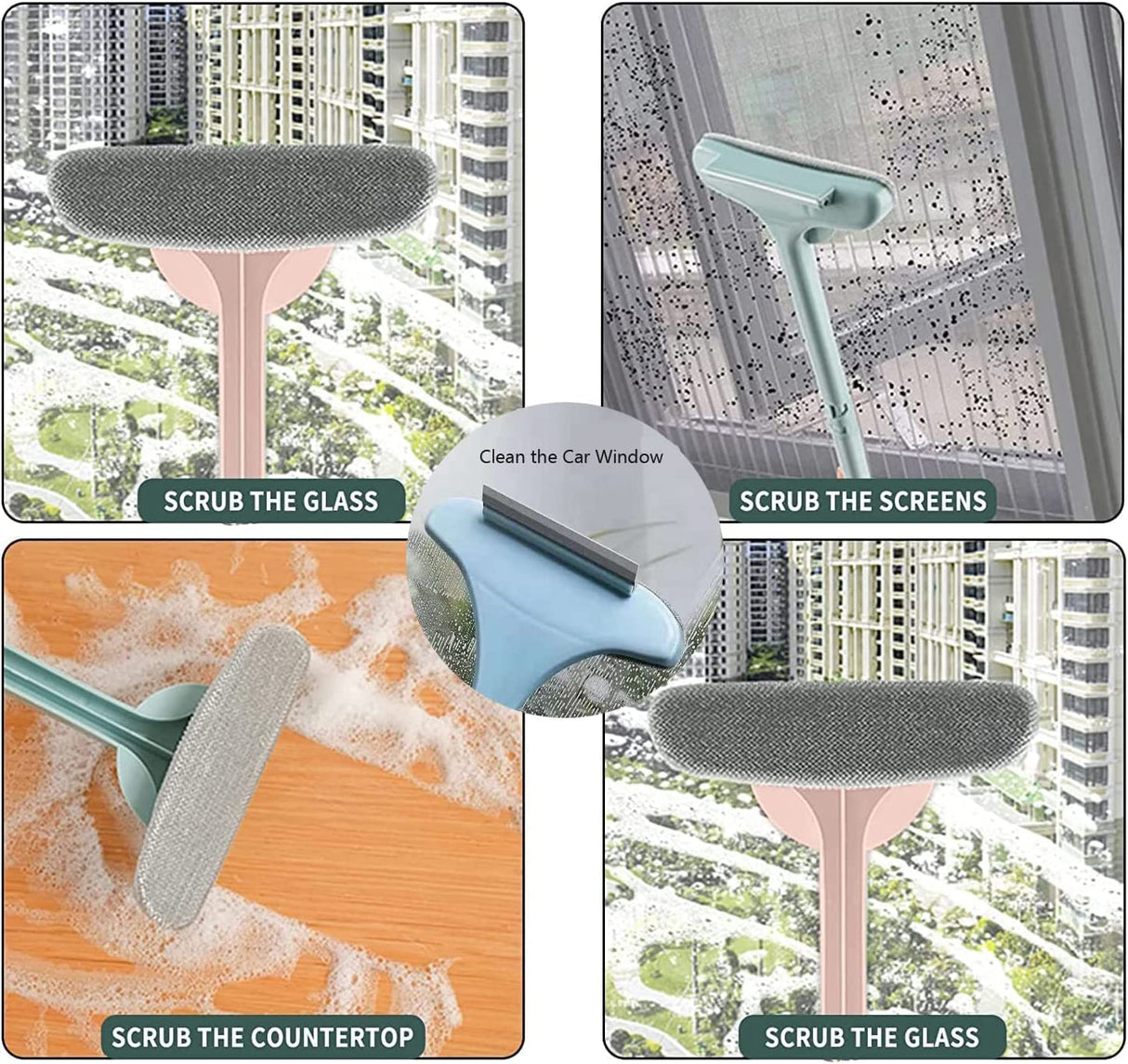 Netflip™ Multifunctional Window Brush