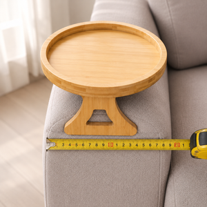 NetFlip Foldable Sofa Armrest Tray — Fits Round & Square Arms