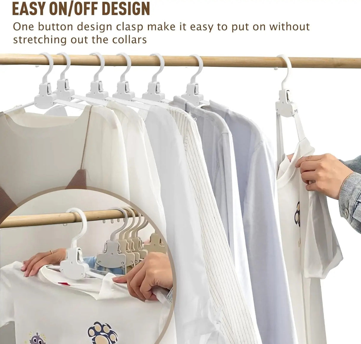 Click Clothes Hanger (Pack of 4)