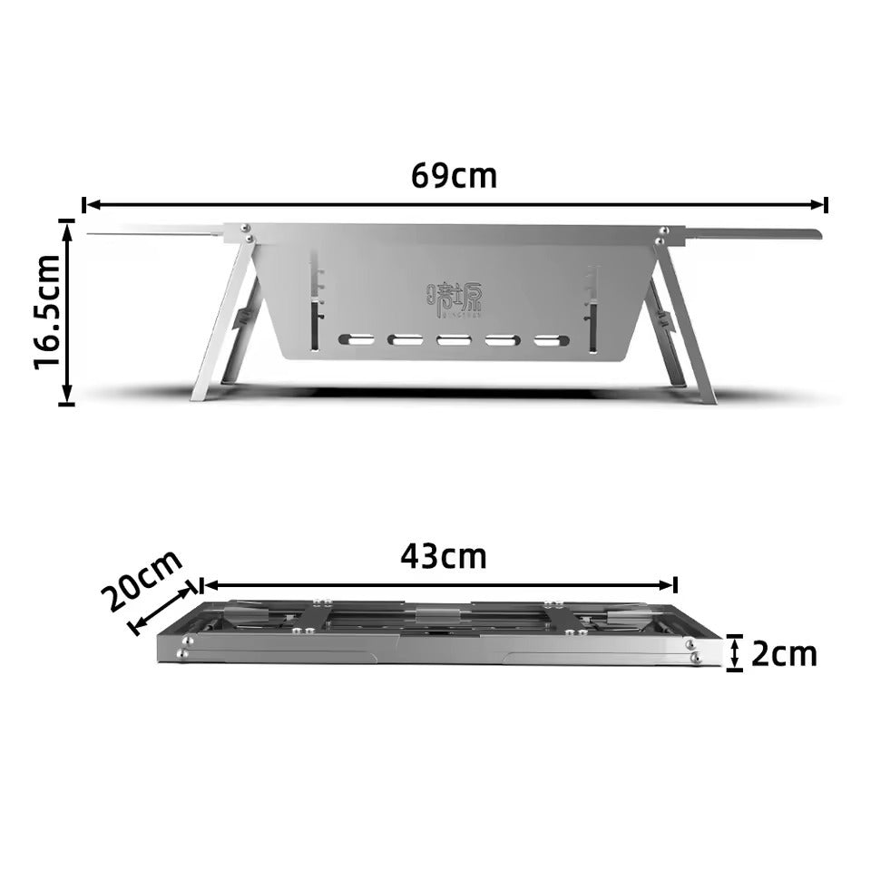 Foldable Barbecue Grill