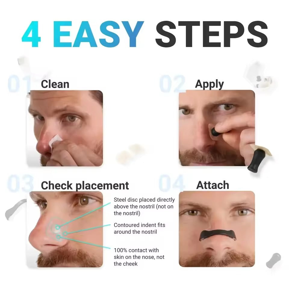 How to apply a refill tab to the nose strip