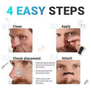 How to apply a refill tab to the nose strip