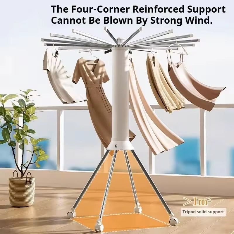 Double Layer Clothes Drying Rack