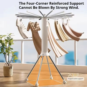 Double Layer Clothes Drying Rack