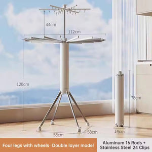 Double Layer Clothes Drying Rack