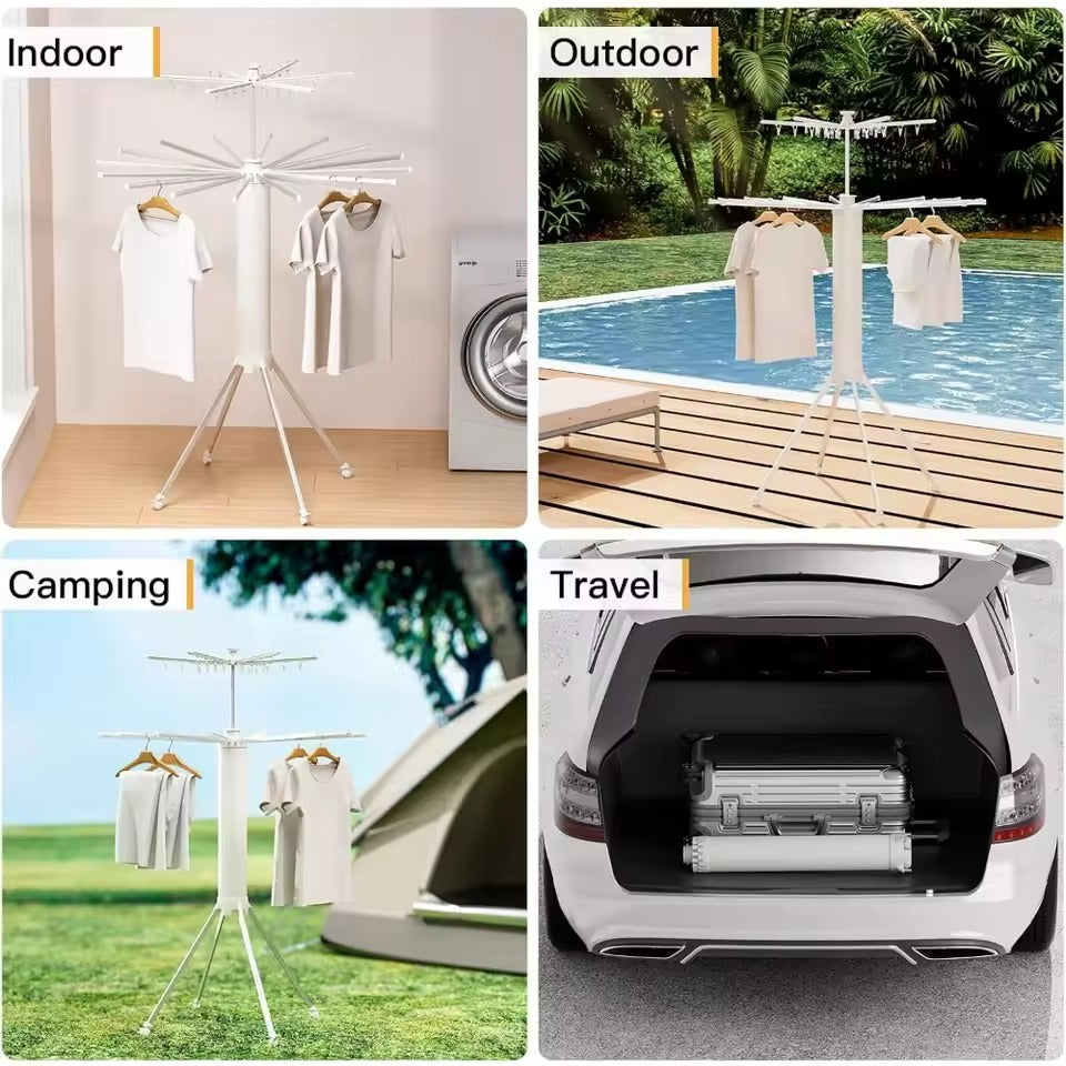 Double Layer Clothes Drying Rack