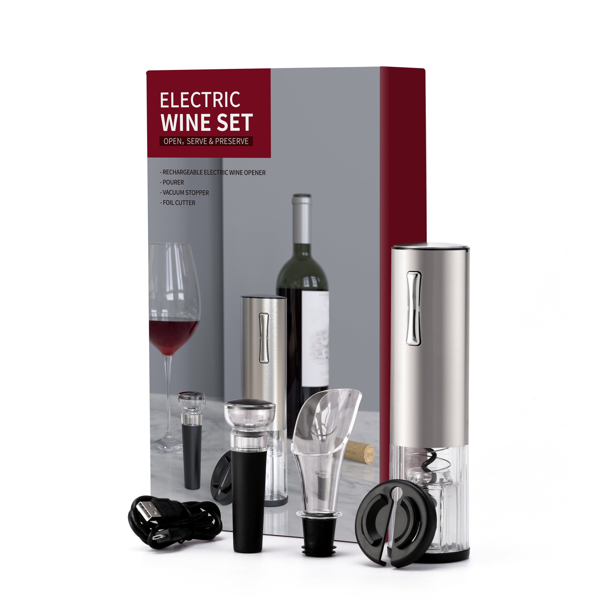 Netflip™ Electric Wine Set